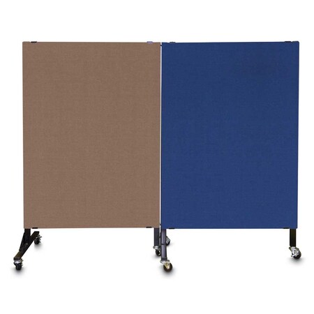 United Visual Products Enclosed Corkboard, 1 Door, 72"x48", 4" Fra UV3426-GOLD-ULTMAR